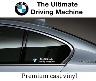 BMW THE ULTIMATE DRIVING MACHINE Barva: Bílá, Délka: 15 cm