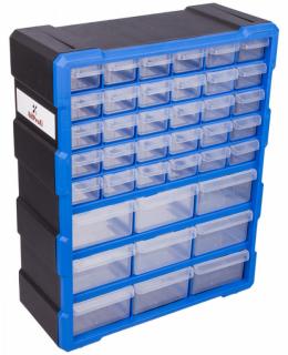 AHProfi Plastový organizér / box na šroubky, 39 rozdělovníků - MW1502 MW1502