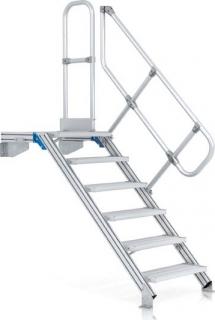HTI Z600 Schody s podestou 60°, 800 mm, 11 stupňů| 40155390