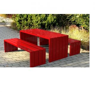 HTI Zahradní set Beata KA-P1004 Délka latí: 1750 mm, Typ ukotvení: klasické (šrouby), Barva konstrukce: šedá komaxit (RAL 7016)