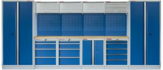 Kvalitní PROFI BLUEdílenský nábytek - 4535 x 2000 x 465 mm - MTGS1300A3