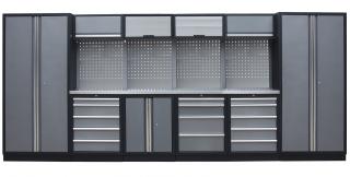 Kvalitní PROFI dílenský nábytek - 4535 x 2000 x 465 mm - TGS1300AM