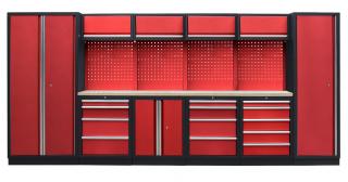 Kvalitní PROFI RED dílenský nábytek 4235 x 465 x 2000 mm - RTGS1300A5