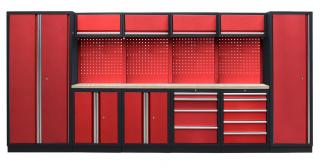 Kvalitní PROFI RED dílenský nábytek 4235 x 465 x 2000 mm - RTGS1300AA6