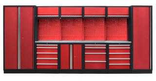 Kvalitní PROFI RED dílenský nábytek 4235 x 465 x 2000 mm - RTGS1300AL
