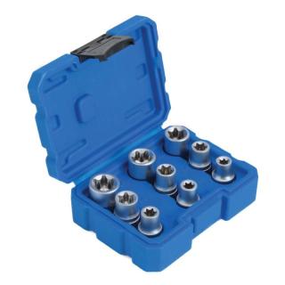 Nástrčné klíče, E-Torx, 1/2 , E10 - E24, 9 ks - SSE912