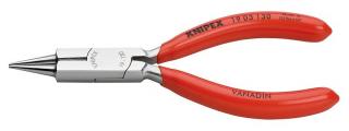 Rovné kulaté kleště 130 mm Knipex s břitem chromované - 1903130