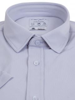 Košile PERFORMANCE SLIM 09 šedá krátký rukáv Velikost: XL