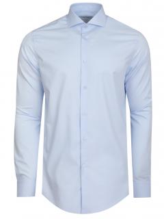 Pánská košile F-LINE Stev SLIM světle modrá Velikost: L 180