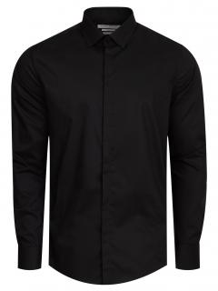 Pánská košile FERATT PIMA SLIM černá Velikost: XL