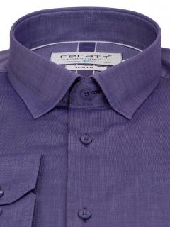 Pánská košile METALLIC SLIM fialová Velikost: L