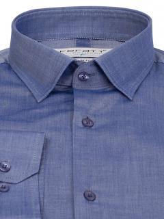 Pánská košile METALLIC SLIM modrá Velikost: L