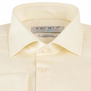 Pánská košile SIMONE modern fit krémová Velikost: XXXL