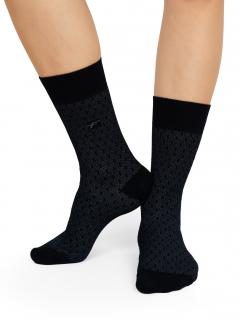 Pánské bambusové ponožky černé 04 Velikost: 40-43