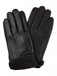 Pánské kožené rukavice ROBERT černé Velikost: L