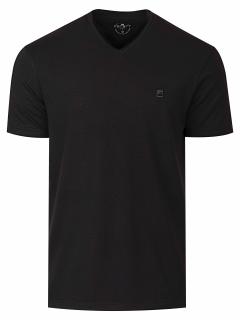 Pánské tričko LOUIS V černé Velikost: XL