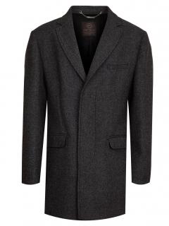 Pánský kabát KAMIL II černý vzor Velikost: 50