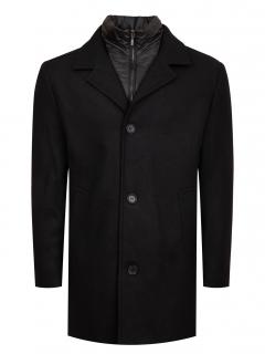 Pánský kabát ORLANDO černý Velikost: 48