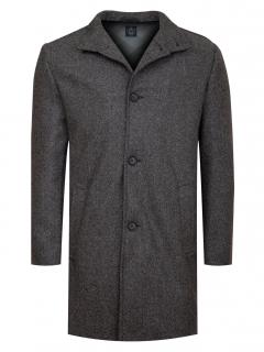 Pánský kabát VINCENZO šedý Velikost: 48