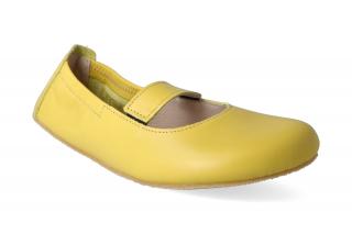 Barefoot baleríny Angles Fashion - Afrodita Yellow Velikost: 36, Délka boty: 238, Šířka boty: 86