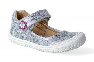 Barefoot baleríny Filii - Elsa silver glitter M Velikost: 21