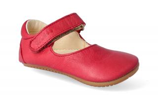 Barefoot baleríny Froddo - Prewalkers Red Velikost: 20, Délka boty: 128, Šířka boty: 60