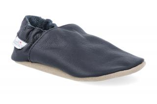 Barefoot capáčky baBice - BA 053 černé Velikost: 20/21, Délka boty: 140, Šířka boty: 62