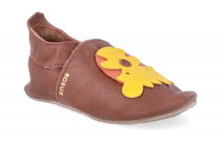 Barefoot capáčky Bobux - Tiger Toffee Velikost: XL, Délka boty: 150, Šířka boty: 65