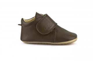 Barefoot capáčky Froddo - Prewalkers Dark brown Velikost: 20, Délka boty: 125, Šířka boty: 57