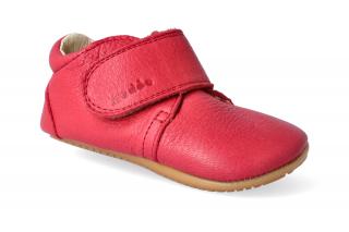 Barefoot capáčky Froddo - Prewalkers Red Velikost: 21, Délka boty: 130, Šířka boty: 58