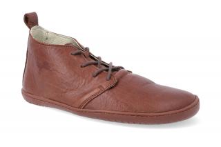 Barefoot kotníková obuv Aylla - Tiksi Brown L Velikost: 39, Délka boty: 251, Šířka boty: 97