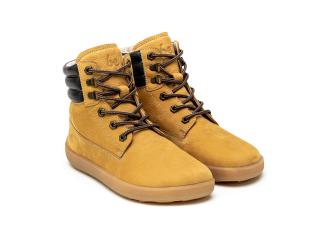 Barefoot kotníková obuv Be Lenka - Nevada Mustard Velikost: 39, Délka boty: 293, Šířka boty: 106
