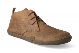 Barefoot kotníková obuv bLIFESTYLE - ClassicStyle bio wax brown Velikost: 41, Délka boty: 275, Šířka boty: 100
