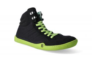 Barefoot kotníková obuv bLIFESTYLE - UrbanSTYLE micro/textile black Velikost: 38, Délka boty: 255, Šířka boty: 94