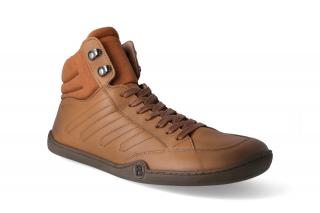 Barefoot kotníková obuv bLIFESTYLE - UrbanSTYLE nappa walnuss Velikost: 41, Délka boty: 275, Šířka boty: 100