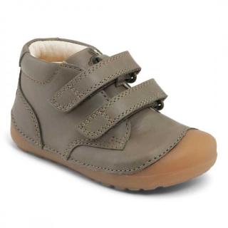 Barefoot kotníková obuv Bundgaard - Petit Velcro Army Velikost: 22, Délka boty: 137, Šířka boty: 58