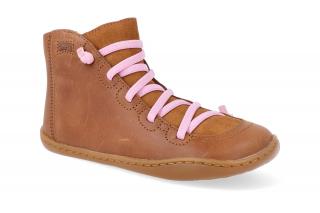 Barefoot kotníková obuv Camper - Peu Cami Brown/Pink Velikost: 29, Délka boty: 180, Šířka boty: 74