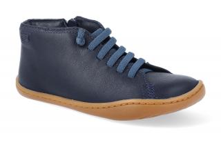 Barefoot kotníková obuv Camper - Peu Cami Sella Mars Blue Velikost: 33, Délka boty: 210, Šířka boty: 82