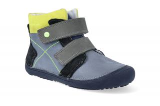 Barefoot kotníková obuv D.D.step A063-121A bermuda blue Velikost: 35, Délka boty: 225, Šířka boty: 80