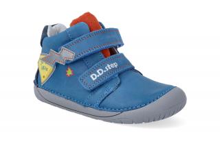 Barefoot kotníková obuv D.D.step S070-262 Bermuda Blue Velikost: 20, Délka boty: 133, Šířka boty: 61