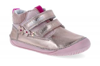 Barefoot kotníková obuv D.D.step S070-520C Pink Velikost: 20, Délka boty: 133, Šířka boty: 61