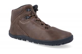 Barefoot kotníková obuv Freet - Ibex Brown Velikost: 39, Délka boty: 249, Šířka boty: 96