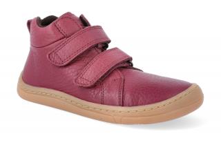 Barefoot kotníková obuv Froddo - BF Autumn Bordeaux Velikost: 22