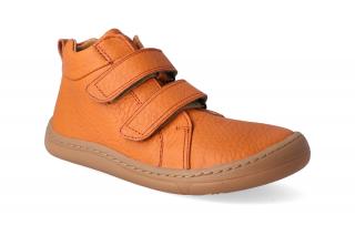 Barefoot kotníková obuv Froddo - BF High tops Orange Velikost: 21, Délka boty: 135, Šířka boty: 63