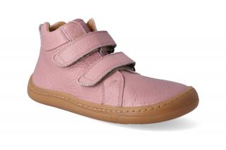 Barefoot kotníková obuv Froddo - BF High tops Pink Velikost: 23, Délka boty: 150, Šířka boty: 64