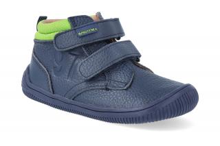 Barefoot kotníková obuv Protetika - Fox Navy Velikost: 22, Délka boty: 141, Šířka boty: 62