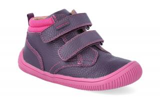 Barefoot kotníková obuv Protetika - Fox Purple Velikost: 21, Délka boty: 136, Šířka boty: 60