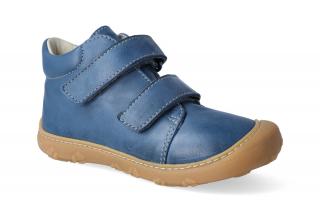 Barefoot kotníková obuv Ricosta - Pepino Chrisy Jeans M Velikost: 20, Délka boty: 133, Šířka boty: 60