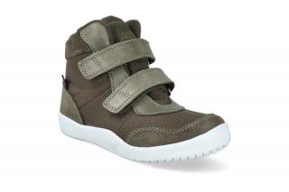 Barefoot kotníková obuv s membránou Bundgaard - Birk tex Army WS Velikost: 26, Délka boty: 167, Šířka boty: 68