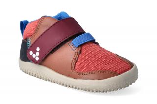 Barefoot kotníková obuv Vivobarefoot - Primus Bootie K Terracotta Velikost: 20